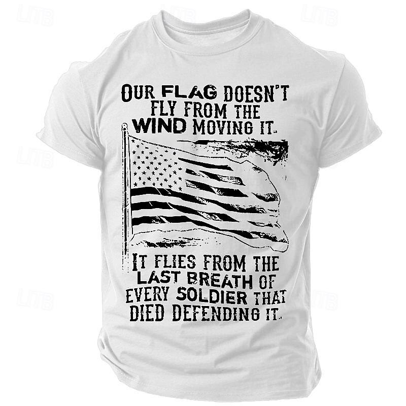 Funny Slogan Distressed Letter Graphic Short Sleeve 3D Print Street Tee