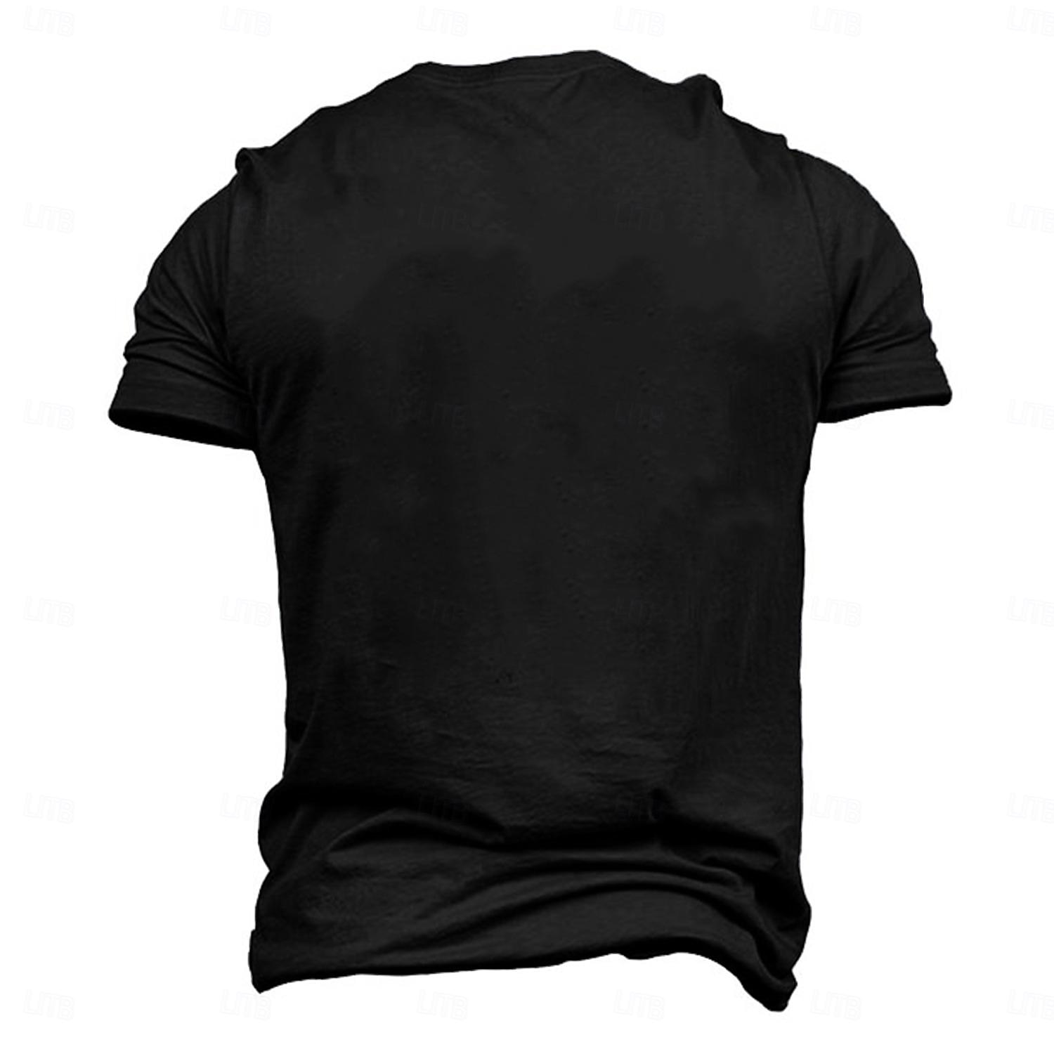 Funny Slogan Distressed Letter Graphic Short Sleeve 3D Print Street Tee