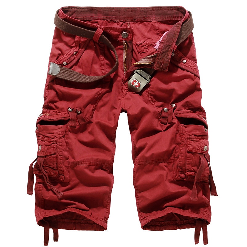 Capri Cargo Shorts with Drawstring, Casual Comfort, Streetwear