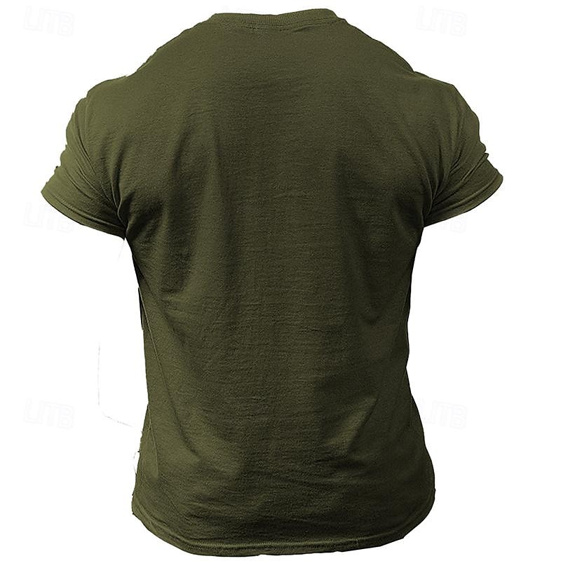 Graphic Flame Vintage 3D Print Short Sleeve Tee