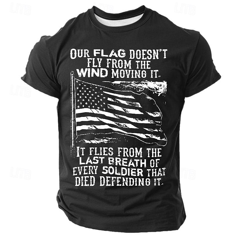 Funny Slogan Distressed Letter Graphic Short Sleeve 3D Print Street Tee